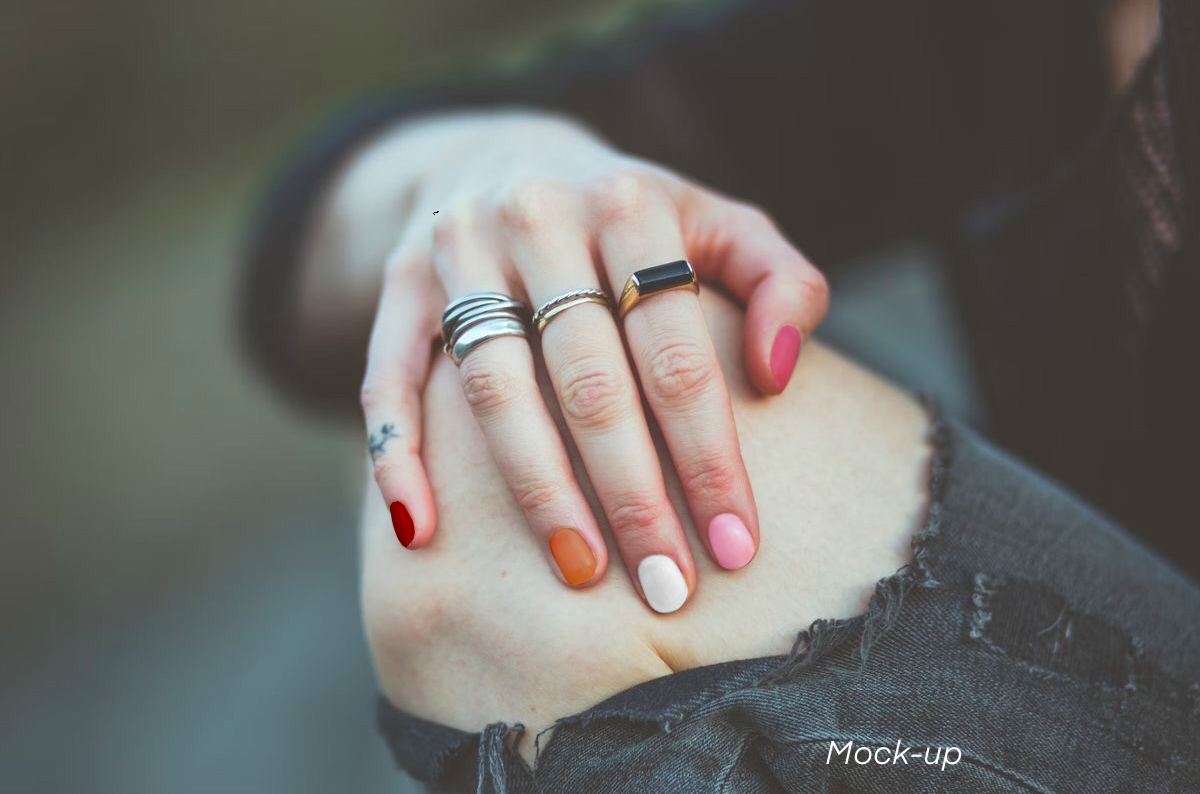 Lesbian Pride Nail Polish Set