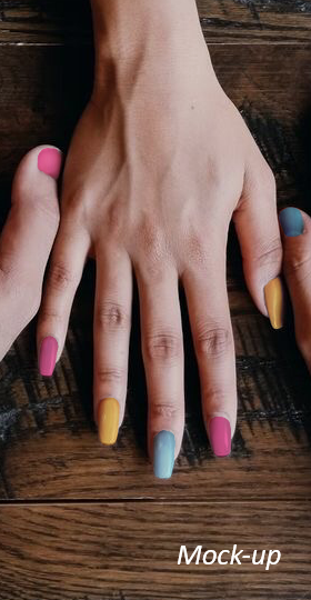 Pansexual Pride Nail Polish Set