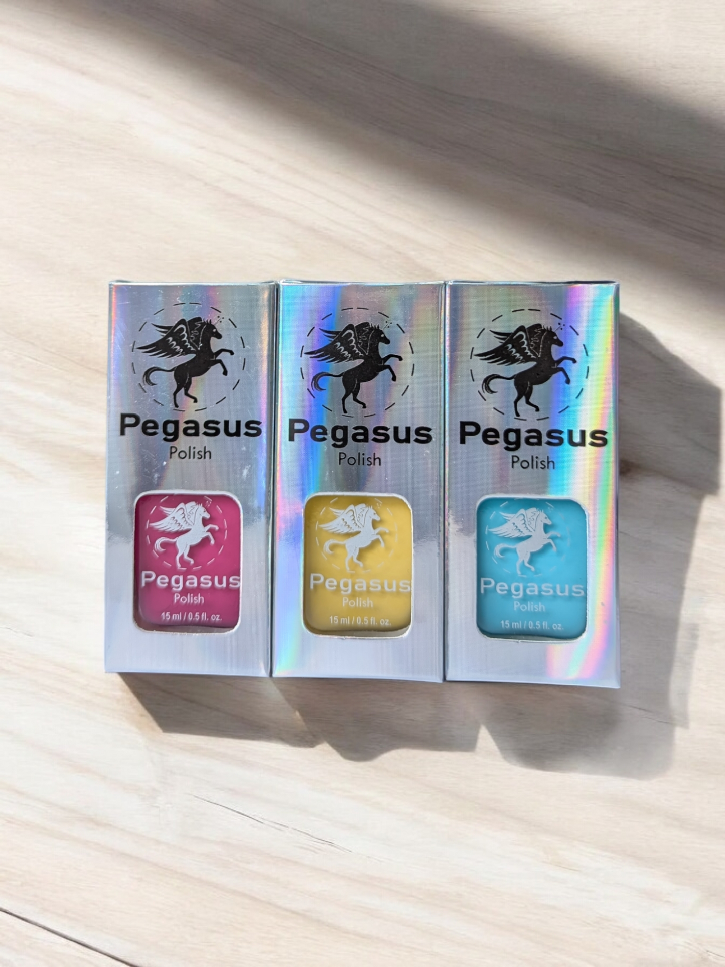 Pansexual Pride Nail Polish Set